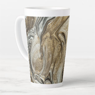 Tasse Latte glamor 003 couleurs brun liquide