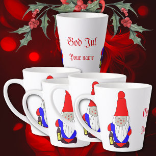 Tasse Latte Gnome de Noël suédois