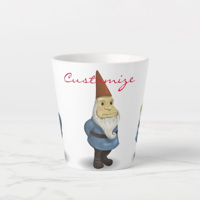 Tasse Latte Gnome de vacances d'hiver Thunder_Cove (Devant)