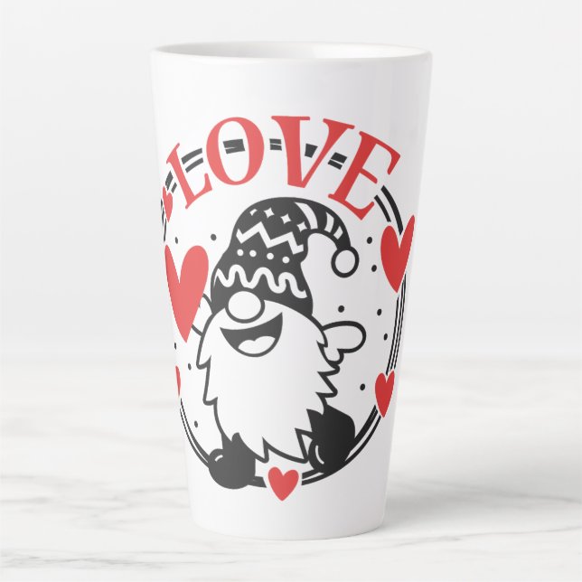 Tasse Latte Gnomes Amour (Devant)