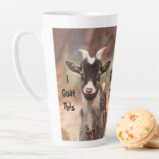 Tasse Latte Goat Cute Drôle Je Vais Ça (En situation)