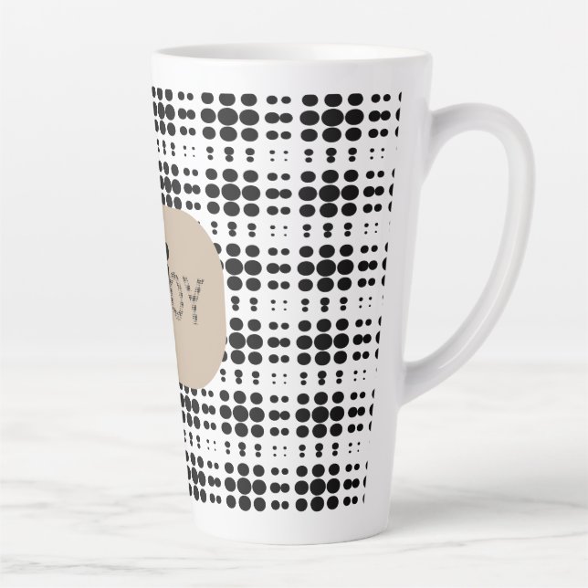 Tasse Latte Gobelets en papier (Droite)