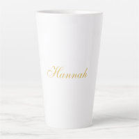 Gold Color Professional Nom minimaliste tendance