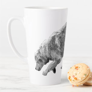 Tasse Latte Golden Glide dans les tons doux d'hiver