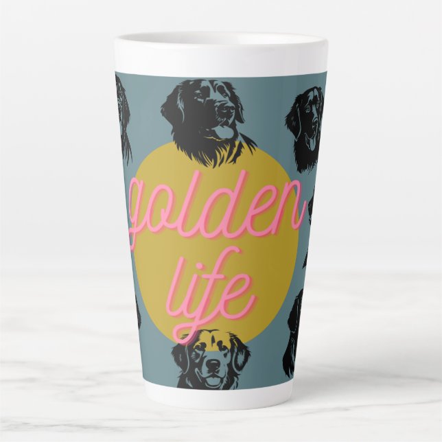 Tasse Latte Golden Life Golden Retriever Latg Cup Chien (Devant)