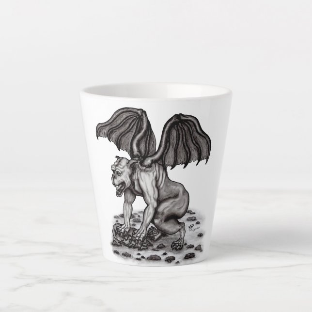 Tasse Latte Golem Gargoyle (Devant)