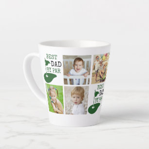 Tasse Latte Golf BEST DAD BY PAR PAR 7 Photo Collage
