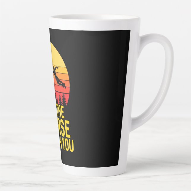 Tasse Latte Golf sur disque avec vous (Droite)