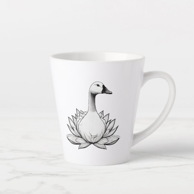 Tasse Latte Goose, duck (Droite)