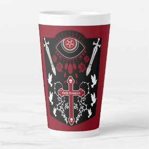 Tasse Latte Goth Post Punk Mode