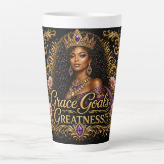 Tasse Latte Grâce Objectifs Grandeur