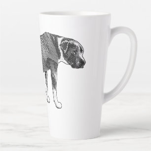 Tasse Latte Grand gilet, matin calme