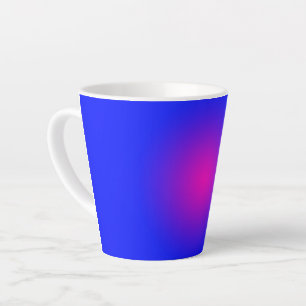 Tasse Latte Grand jour pour le bleu et la magenta