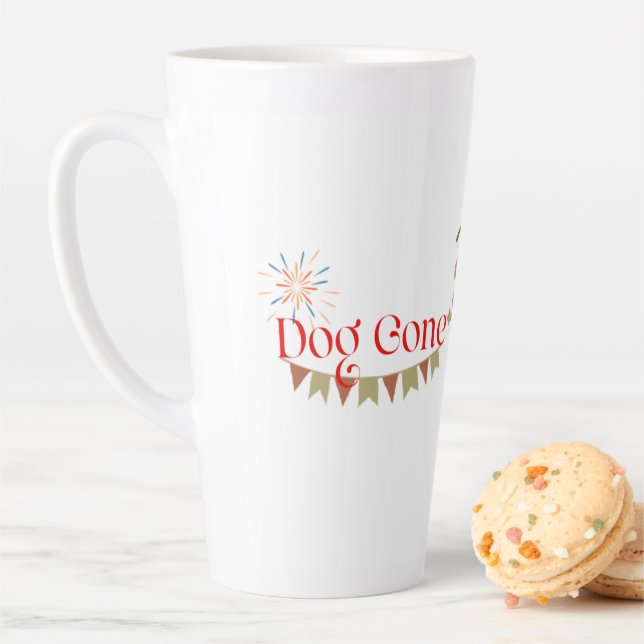 Tasse Latte Grand logo Latte Mug-17 oz (En situation)