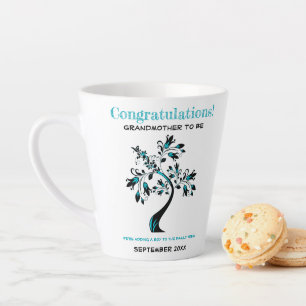 Tasse Latte Grand-mère à être un arbre généalogique bleu