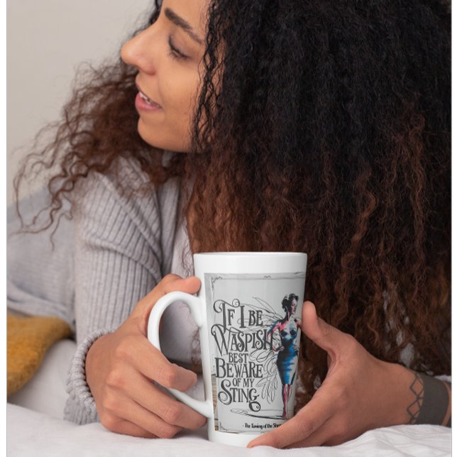 Tasse Latte Gras, courageux et brillant - Café élégant (Créateur téléchargé)