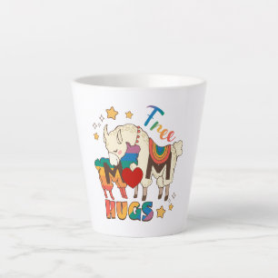 Tasse Latte Gratuit Maman Hugs - Rainbow Sheep LGBTQ Pride Hug