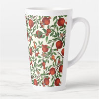 Grenades et papillons Bella sur blanc