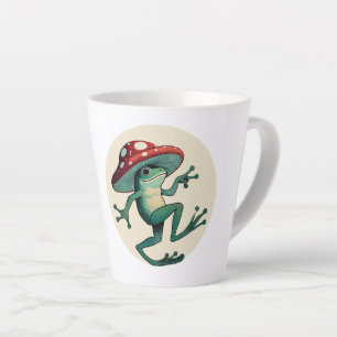 Tasse Latte Grenouille des champignons