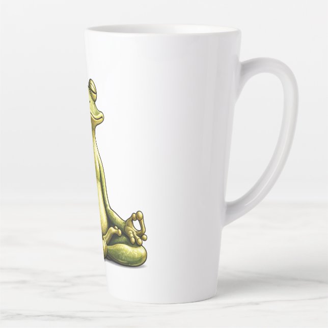 Tasse Latte Grenouille Zen (Droite)