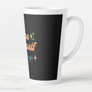 Tasse Latte Groovy S'aimez Toujours