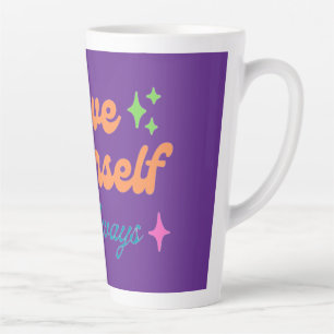 Tasse Latte Groovy S'aimez Toujours