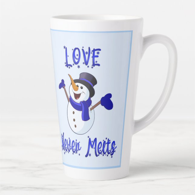 Tasse Latte Gros latte de motoneige (Droite)