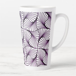 Tasse Latte Grosse tôle violette Twist 17 oz