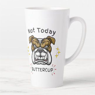 Tasse Latte Grumpy Bulldog Cup, Dog Lover Gift Idea, Pet Humor