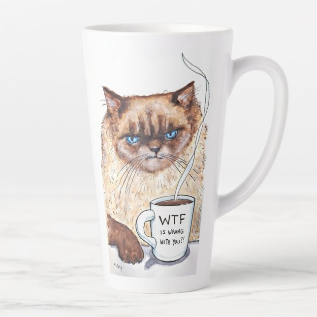 Tasse Latte Grumpy Cat Cup (Droite)