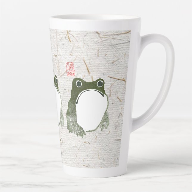 Tasse Latte Grumpy Grenouille japonaise crapaud 19ème siècle (Droite)