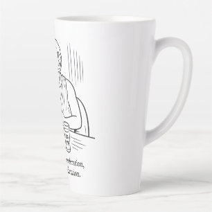 Tasse Latte Guide d'Aristote pour la modération