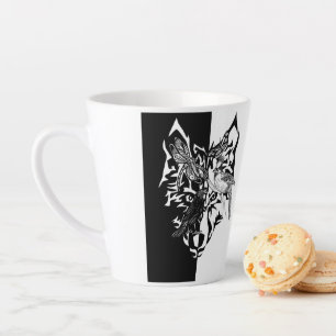 Tasse Latte Guides Animaux Sauvages De 4" De Haut