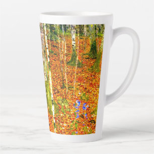 Tasse Latte Gustav Klimt Birch Trees