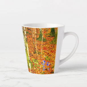 Tasse Latte Gustav Klimt Birch Trees