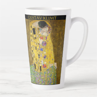 Tasse Latte Gustav Klimt – The Kiss – Custom Text