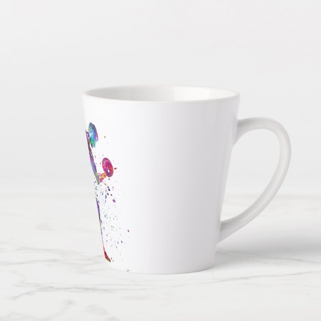 Tasse Latte gymnastics exercise (Droite)