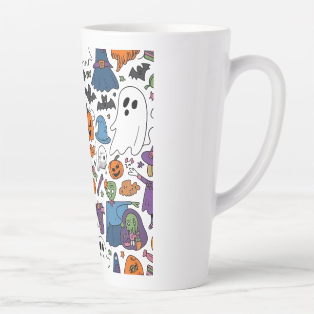 Tasse Latte Halloween (Droite)