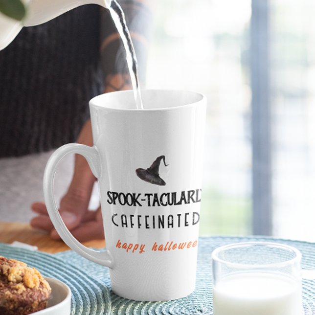 Tasse Latte Halloween à la caféine (Créateur téléchargé)