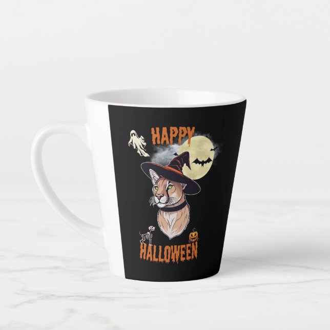 Tasse Latte halloween animals (Gauche)