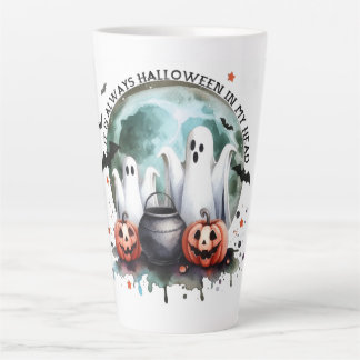 Tasse Latte HALLOWEEN C'est toujours Halloween dans ma tête Gr