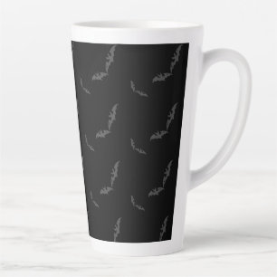 Tasse Latte Halloween/chauve-souris