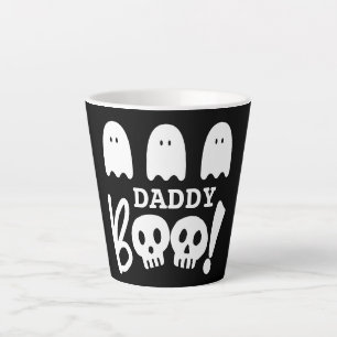 Tasse Latte Halloween Daddy Boo Éffrayant Ghost