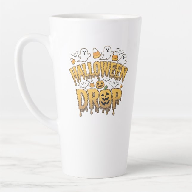 Tasse Latte Halloween Drop (Gauche)