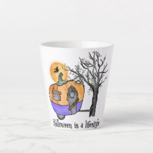 Tasse Latte Halloween est un mode de vie Camper Remorque