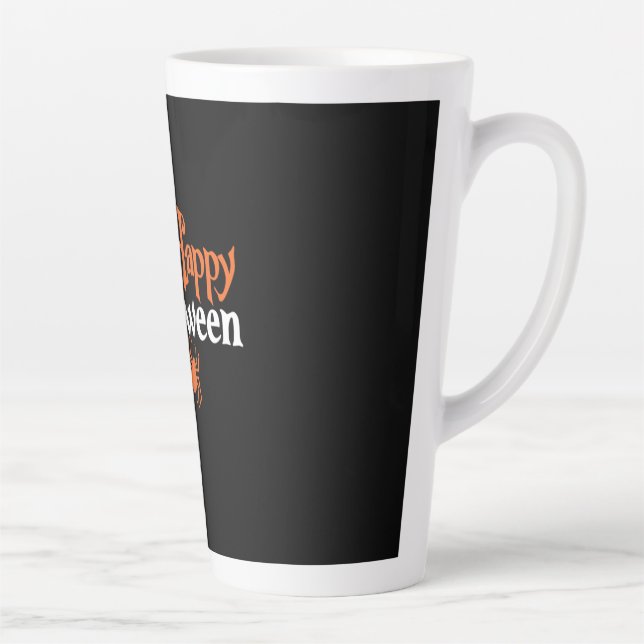 Tasse Latte Halloween Happy Halloween Birthday (Droite)
