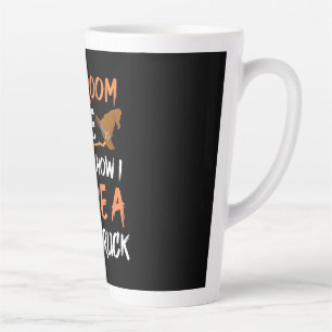 Tasse Latte Halloween Je Conduis Un Camion Mail