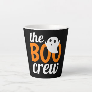 Tasse Latte Halloween Simple Le Fantôme Éffrayant De L'Équipag