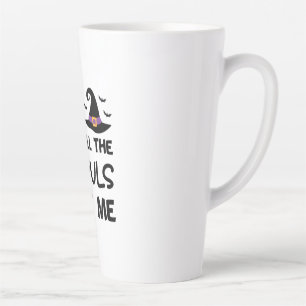 Tasse Latte Halloween Tous Les Gouls M'Aiment Anniversaire