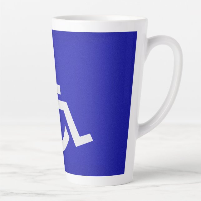 Tasse Latte Handicapés handicapés (Droite)